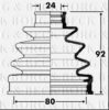 BORG & BECK BCB2837 Bellow, driveshaft